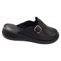 Saboti medicali dama din piele naturala de culoare neagra Med-Line RSY04N